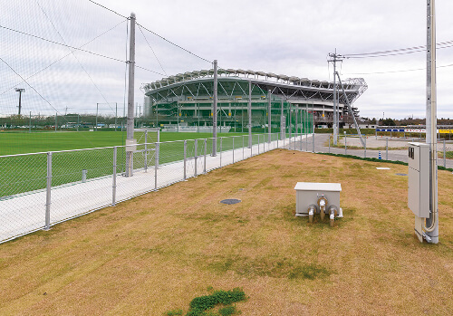 スポーツ施設・公園の雨水貯留槽施工事例